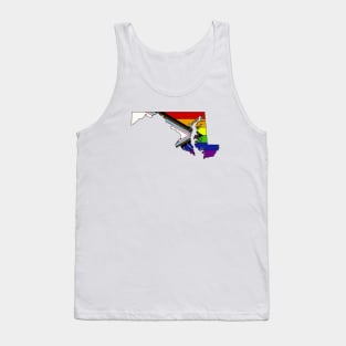 Progress pride flag - Maryland Tank Top